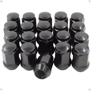 Juego de 20 Tuercas de Rueda Cromadas Tuff-Tite®: 19mm Extremo Cerrado, Acabado Brillante, Acero de Alta Resistencia, Diseño Bellota para Mayor Estilo