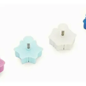 Cortadores de Galletas de Copos de Nieve FOX RUN 48741 - Juego de 4 Sellos Intrincados para Repostería Fina: Diseños Detallados, Fácil Uso, Ideal para