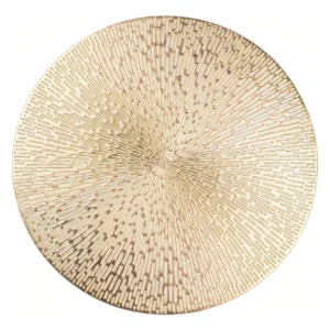 Renueva tu mesa con estilo: Juego de 6 manteles individuales redondos de vinilo lavable [Marca Genérica] – Elegancia y practicidad para tu comedor, fá