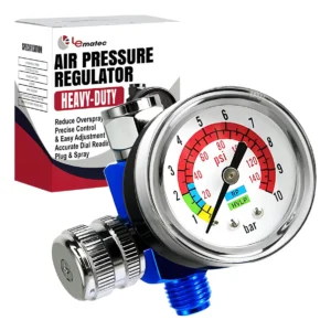 Válvula Reguladora de Presión para Compresor de Aire [Marca Genérica] con Manómetro Integrado - Modelo [Número de Modelo] - Control Preciso y Durabili