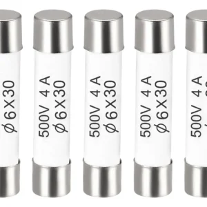 Fusibles de Cartucho de Cerámica Littelfuse 4A 500V: Protección Superior para Circuitos Eléctricos - Paquete de 5 Repuestos Confiables