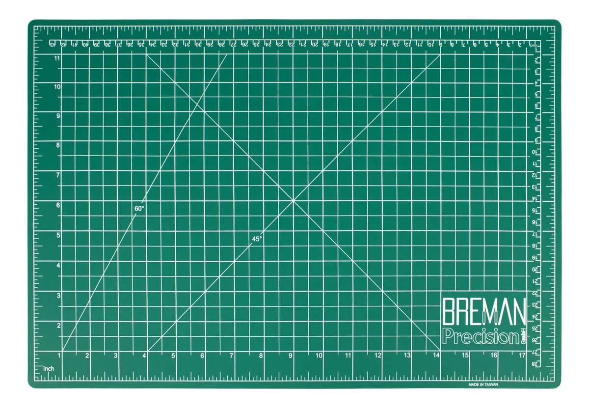 Alfombrilla de Corte Autorreparable X-ACTO® Modelo K311, 12x18 Pulgadas, Verde Esmeralda – Ideal para Manualidades, Costura y Artesanía – Superficie A
