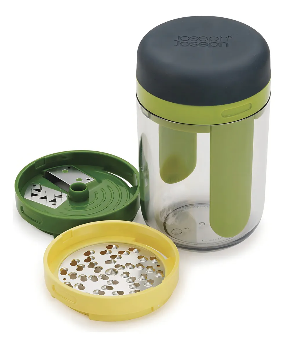 Rallador/Esparcidor de Queso Joseph Joseph: Rociador Manual para Queso, Diseño Ergonómico, Fácil Limpieza, Ideal para Espolvorear y Decorar Platillos