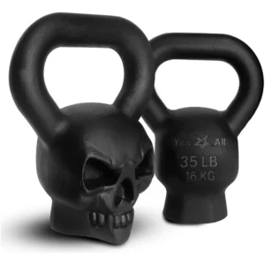 Kettlebell de Hierro Fundido [MARCA: IronForge] - Modelo Pro Elite: 10 kg, Diseño Ergonómico, Agarre Confortable, Entrenamiento de Fuerza y Cardio en