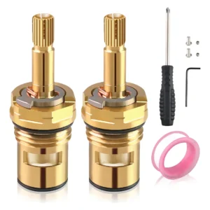 Juego de Válvulas para Llave de Cartucho AMERICAN STANDARD para Baño en Latón Brillante: Durabilidad, Estilo y Fácil Instalación | Modelo específico