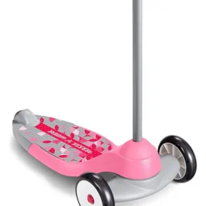 Patinete Infantil Radio Flyer Rojo: Resistente, Seguro y Divertido para Niños de 2 a 5 Años | Monopatín de 3 Ruedas para Mayor Estabilidad y Fácil Uso