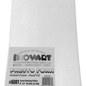 Platos de Impresión de Espuma Speedball: 30 Hojas Tamaño 6 x 9 Pulgadas - Ideal para Grabado, Estampado y Proyectos Creativos - Calidad Profesional