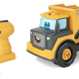 ¡Construye y Juega! Camión Volquete Construible Amarillo con Taladro de Juguete, Marca [Marca del Producto] - Modelo [Modelo del Producto]: Estimula l