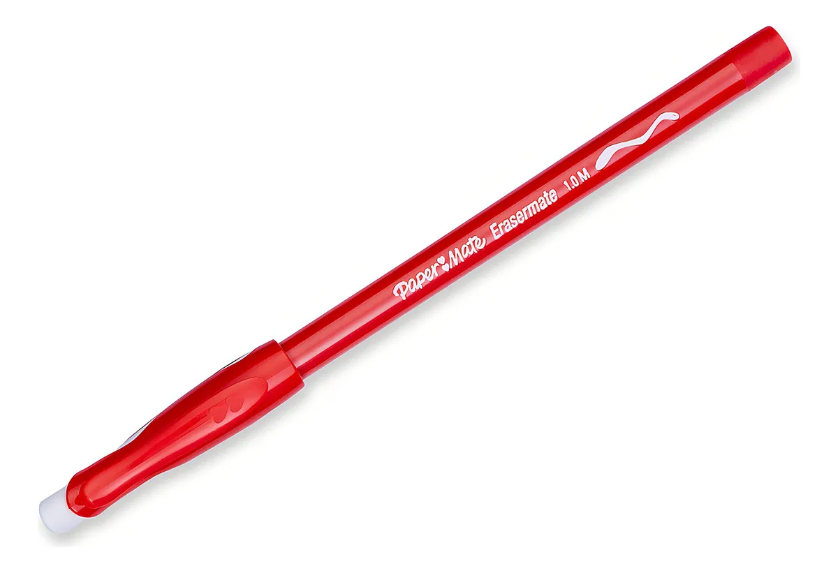 Bolígrafos Borrables Pilot FriXion Rojo - Caja con 12 Unidades - Punta Media 0.7mm - Tinta Gel Thermosensible - Perfectos para Notas y Dibujos Escolar