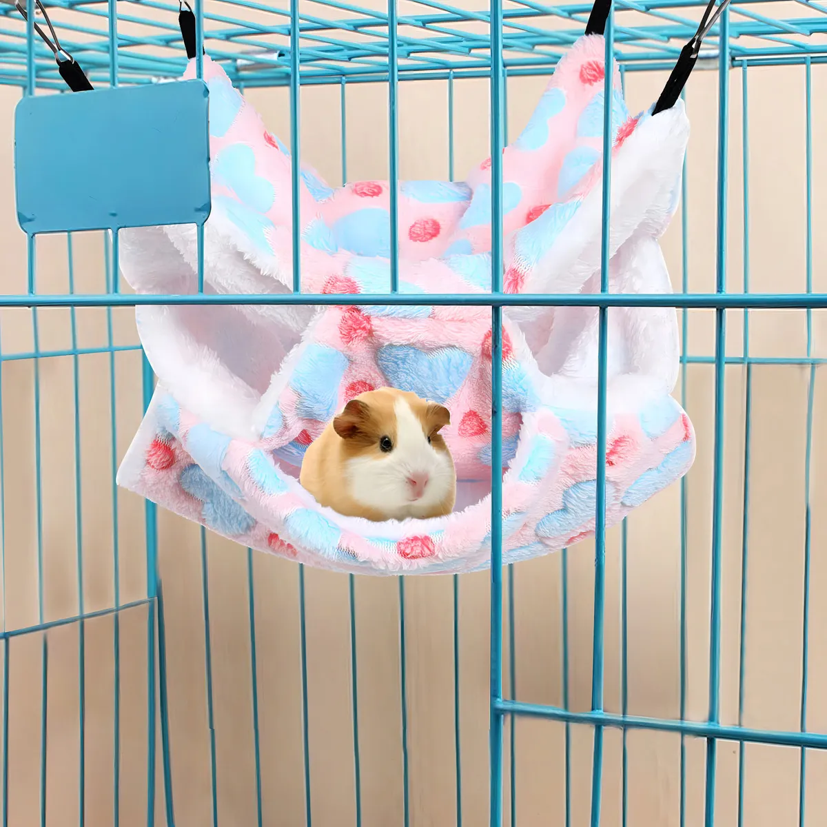 Hamaca para Mascotas Pequeñas Cozy Paws: Triple Litera de Cálida Felpa, Diseño Ergonómico y Confort Supremo para Gatos y Perros Pequeños - Modelo Cama