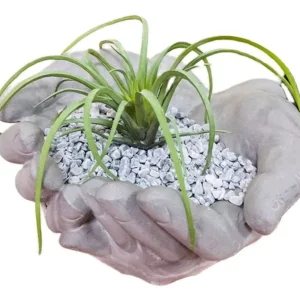 Molde de Silicona para Maceta con Diseño de Mano de la Marca Genérica - Crea tus Propias Macetas de Concreto, Resina Epoxi o Yeso con Facilidad y Dura