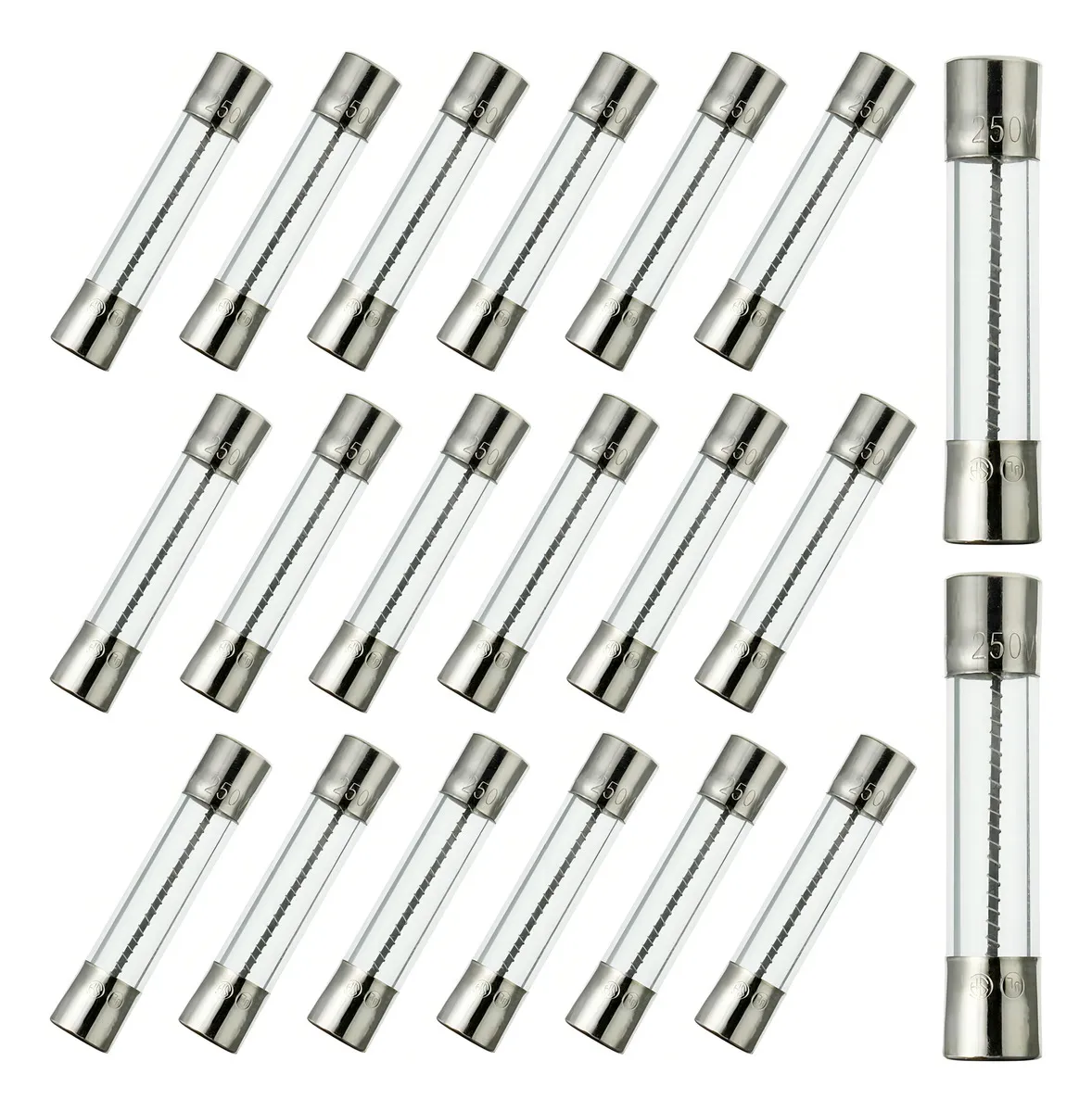 Fusibles de Soplado Lento Bussmann® Series ABC, 8 Amperios, 250 Volts, Paquete de 20: Protección Confiable para tus Aparatos Eléctricos y Mayor Tranqu