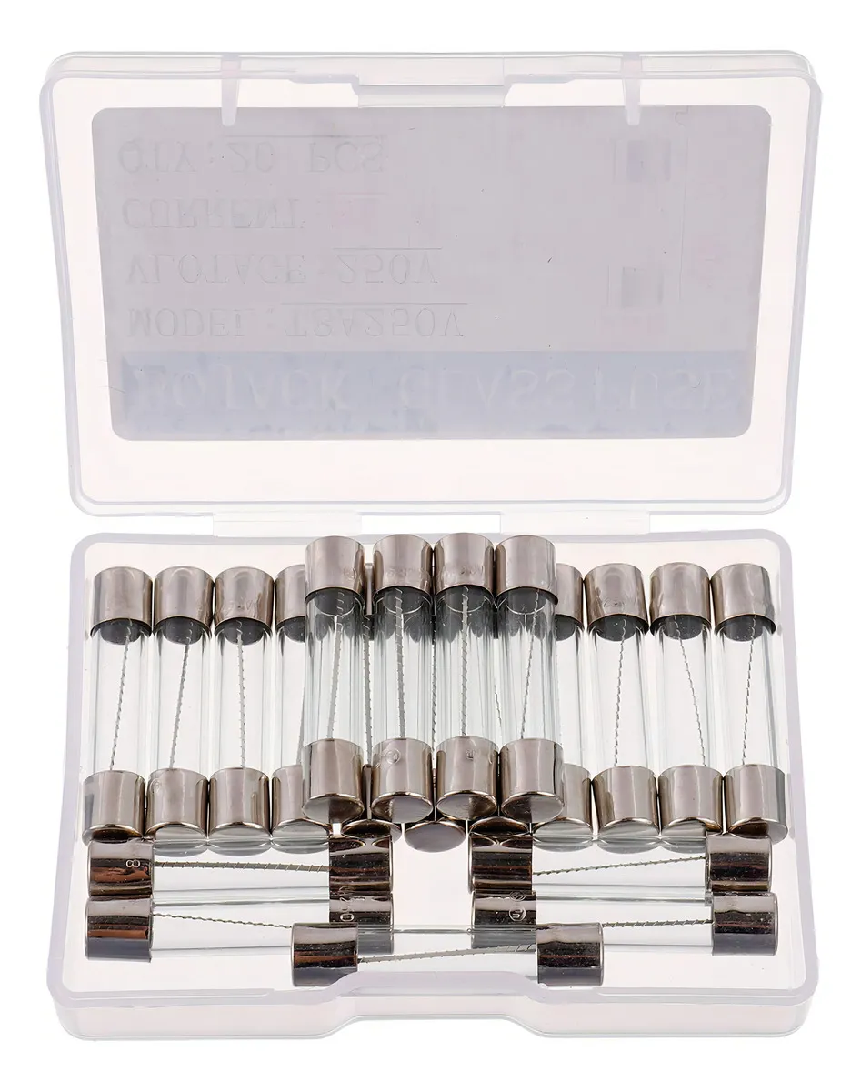 Fusibles de Soplado Lento Bussmann® Series ABC, 8 Amperios, 250 Volts, Paquete de 20: Protección Confiable para tus Aparatos Eléctricos y Mayor Tranqu