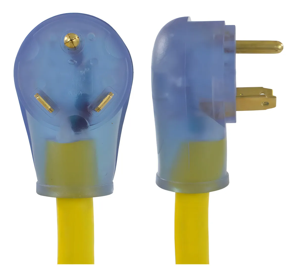 Cable de Extensión RV 30 Amp Amarillo Extendido - 15 Metros, Marca Camco: Resistente, Seguro y Listo para Conexiones Eléctricas Confiables en tu Casa