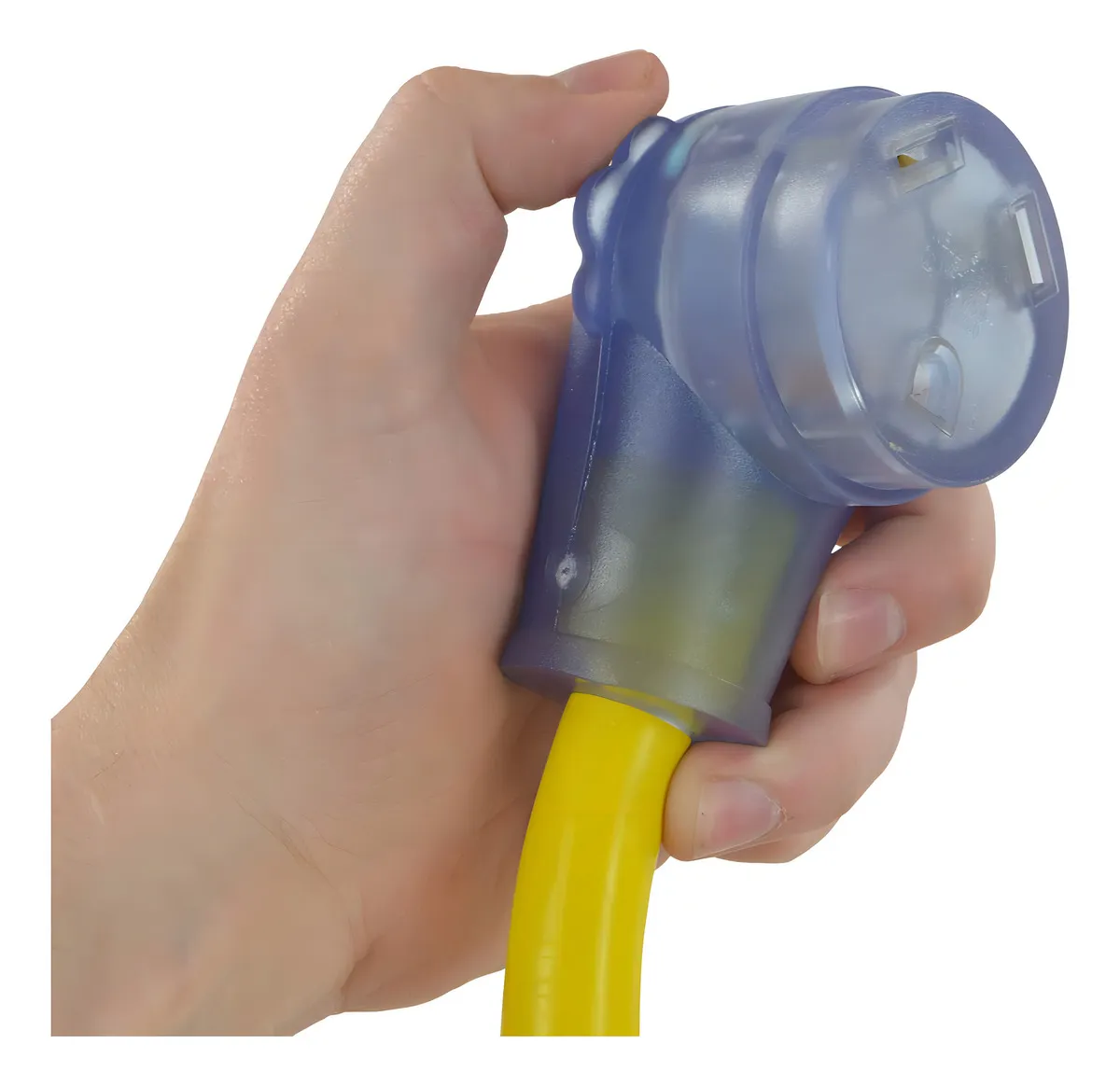 Cable de Extensión RV 30 Amp Amarillo Extendido - 15 Metros, Marca Camco: Resistente, Seguro y Listo para Conexiones Eléctricas Confiables en tu Casa