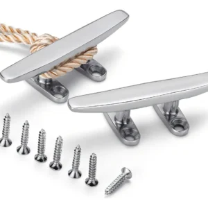 Taco de Amarre para Barco Open Base Acero Inoxidable 316 - Marca [Tu Marca] - Disponible en 4" a 8" - Resistencia Superior y Acabado Espejo - Ideal pa