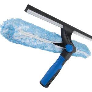 Limpiavidrios Profesional Unger Professional: Kit Completo con Extensión Telescópica de 1.8 Metros, Mango Ergonómico y Goma de Alto Rendimiento - ¡Cri