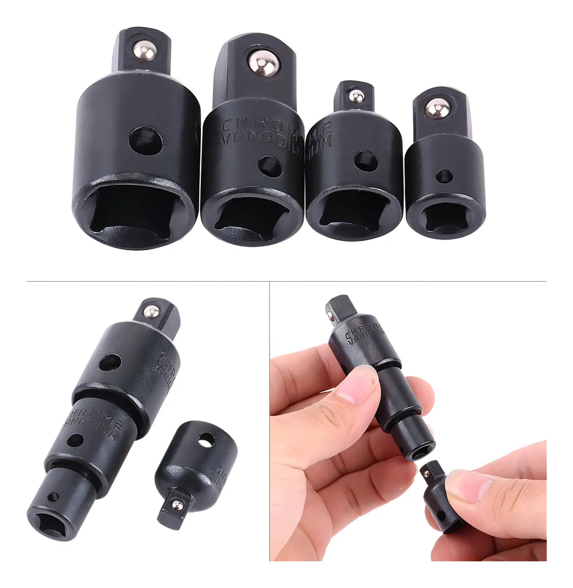 Juego Completo de Destornilladores y Adaptadores de Zócalo Craftsman 4 Piezas: Versatilidad y Resistencia para Trabajos en el Hogar y Profesionales