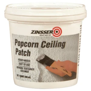 Parche Listo Para Techo Texturizado Zinsser®: Reparación Fácil y Duradera, Ideal para Goteras y Daños Menores, Acabado Texturizado Profesional, Fórmul