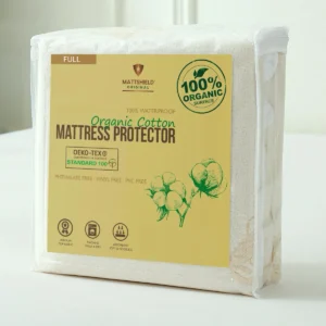 Protector de Colchón Orgánico Impermeable LuxurySleep: Lujo y Protección Completa para un Descanso Superior - Transpirable, Antibacteriano y Antialérg
