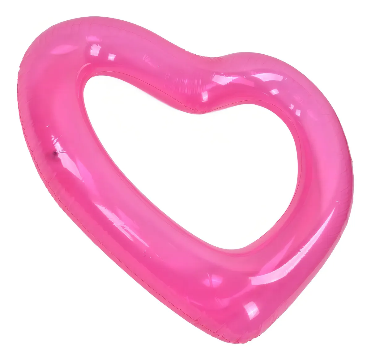 Flotador Inflable para Piscina en Forma de Corazón Rosa 'Summer Love' | Marca Float & Fun | Modelo XL: Diseño Romántico y Resistente para Adultos | Ve