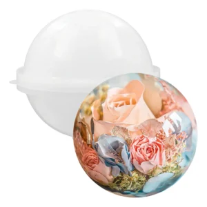 Molde de Silicona Esférico Extra Grande [MarcaGenérica]: Crea Esferas Perfectas de Resina Epóxica y Jabones Artesanales, Ideal para Proyectos DIY y Re