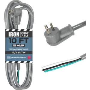 Cable de Repuesto Plano Extremo Abierto GRIS 12 AWG 15A – [Marca: EjemploCable] – Alta Calidad para Instalaciones Seguras y Duraderas | Ideal para Ele