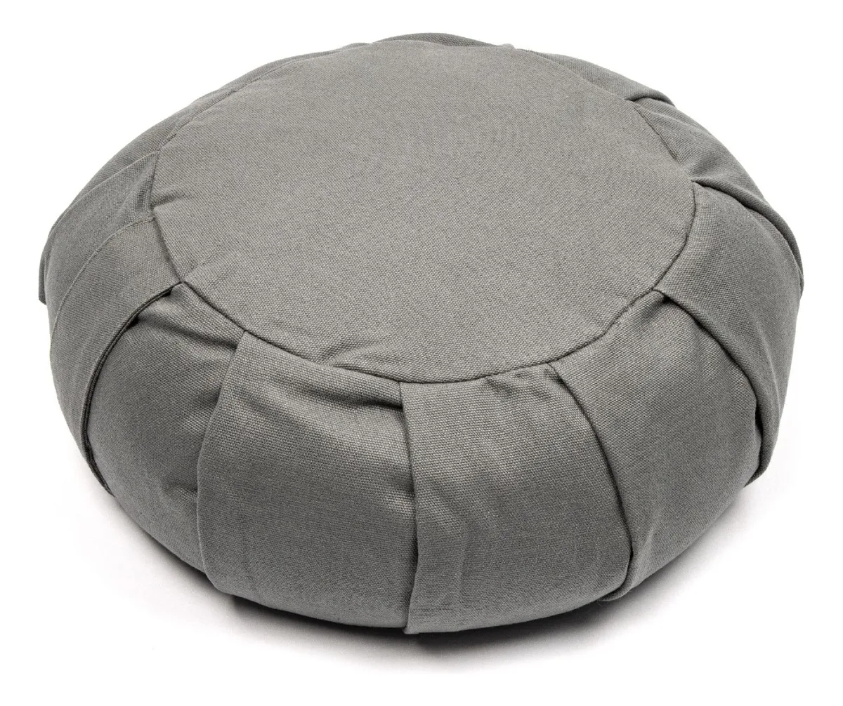 Cojín de Meditación Yoga Marca 'Serenidad': Modelo 'ZenFlow' con Funda Lavable, Relleno de Trigo Sarraceno Orgánico, Ideal para Posturas Cómodas y Pro