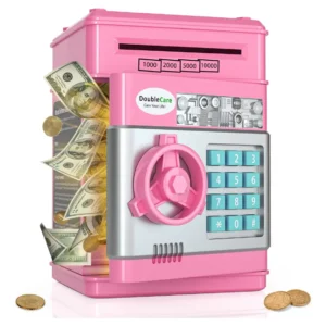 Hucha Electrónica Infantil Segura: MoneySafe™ Modelo X500 con Contraseña y Diseño Divertido - Ahorro Inteligente para Niños y Niñas
