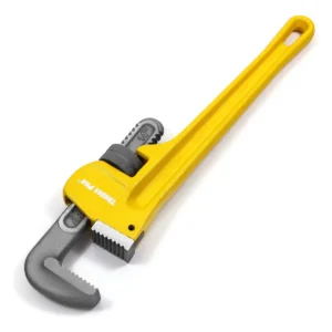 Llave de Tubo Ajustable de Alto Rendimiento Ridgid Modelo 819: Resistencia Superior para Fontanería Profesional y Doméstica en Color Amarillo, Agarre