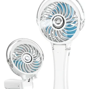 Ventilador de Nebulización Portátil Recargable USB Marca X-Cool: Frescura Instantánea, Diseño Compacto y Batería de Larga Duración para el Verano - Mo