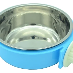 Comedero Doble para Mascotas AZ: Elegancia y Practicidad en Acero Inoxidable y Plástico Resistente - Modelo Premium con Diseño Antideslizante y Fácil