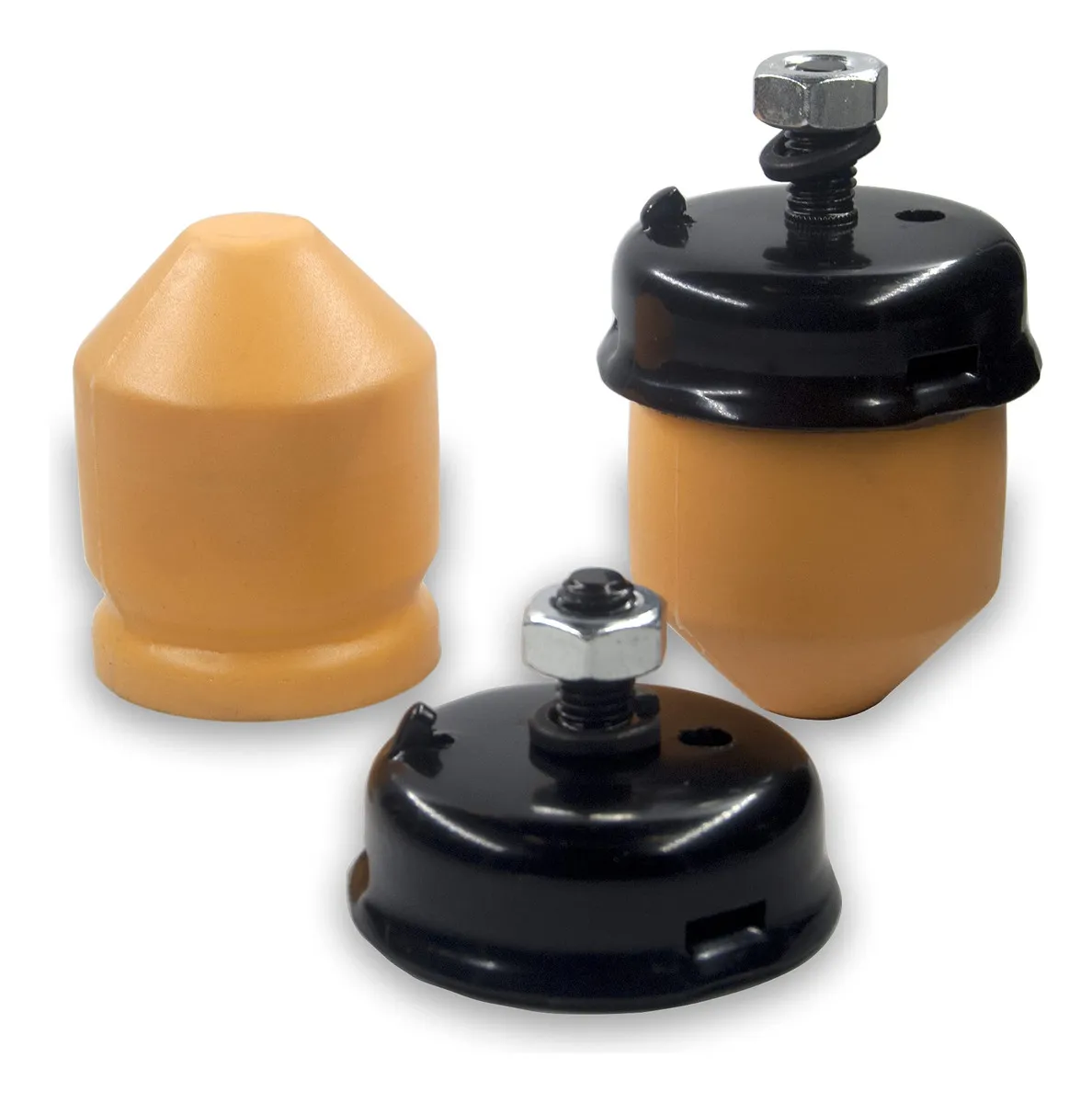 Topes Delanteros de Parachoques SUPERIOR para Chevrolet S10, GMC Sonoma, Jimmy, Oldsmobile Bravada y Blazer (1995-2005) - Mejorados, Poliuretano, 2 Pi