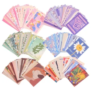 Kit de Collage Pastel Abstracto para Álbum de Recortes - Marca MyStudio Art - Diseño Estético, Papelería Creativa para Manualidades y Proyectos DIY -