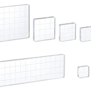 Juego de 6 Herramientas de Estampación Transparentes - CraftSmart: Diseño Versátil y Preciso para Proyectos DIY y Artesanales - Modelo CS-STAMP6 - Ide