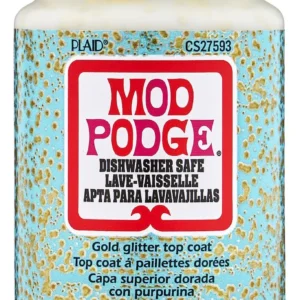 Mod Podge Multiusos 236ml: Adhesivo Sellador Acabado Brillante para Proyectos de Manualidades, Resistente al Agua y Lavable, Ideal para Decoupage y De