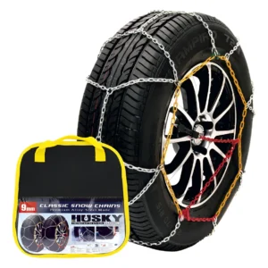 Cadenas para Nieve Sumex Husky Advance 9mm Husa130 KN130: Máxima Tracción y Seguridad en Condiciones Extremas, Fácil Instalación, Acero Templado para