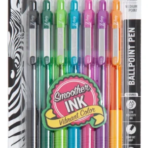 Bolígrafos Retráctiles Bic® Cristal® Fashion: Set de 7 Colores Vibrantes de 1mm - Tinta Fluida para Escritura Suave y Precisa - Ideal para Escuela y O