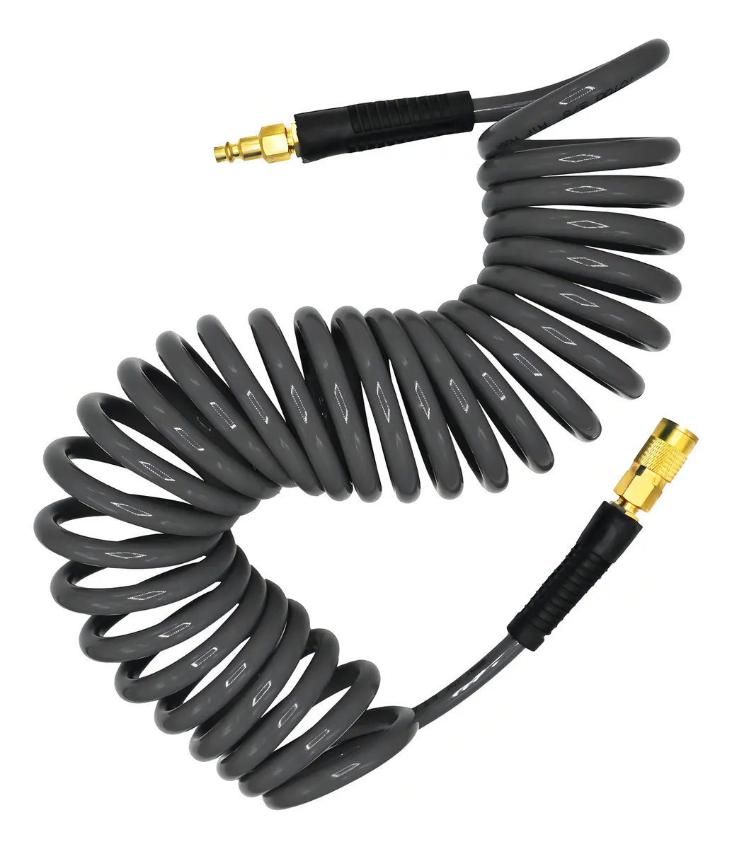 Manguera de Aire Poliuretano Truper 3/8" x 25 Pies: Máxima Durabilidad y Flexibilidad con Acoplador Rápido para Compresores, Ideal para Taller y Uso P