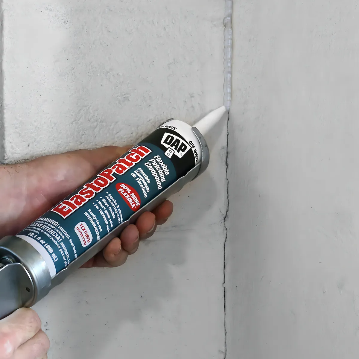 Sellador Elastomérico para Exteriores DAP Alex Flex 12276: 10.1 oz, Impermeable, Flexible y Resistente a la Intemperie – Ideal para Sellado Duradero e