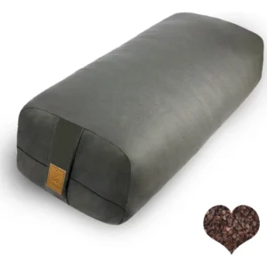 Cojín Orgánico de Alforfón para Yoga 'ZenFlow' 61 x 27 x 14 cm: Soporte Superior, Comodidad y Sostenibilidad para Tus Posturas. Almohada Yoga Ideal pa