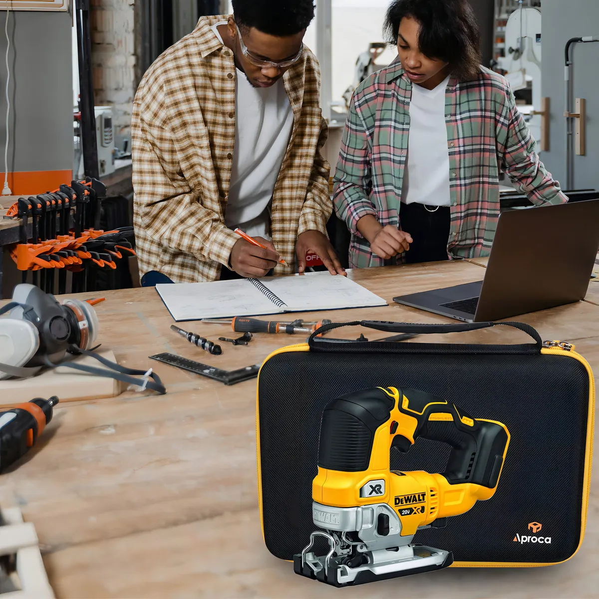 Estuche de Transporte Rígido DEWALT ToughSystem para Sierra Caladora MAX XR - Modelo DWST08250: Protección Superior, Durabilidad Extrema y Fácil Organ
