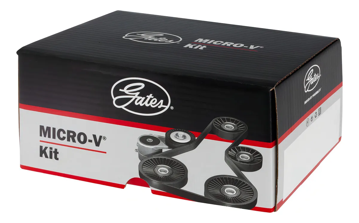 Kit de Micro-V K016PK1345XS Gates: Poleas y Bandas de Alto Rendimiento para tu Vehículo. Máximo Desempeño y Durabilidad para un Motor Óptimo. ¡Compra