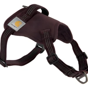 Arnés para Perro Ajustable Sin Tirones - [Marca] Modelo [Nombre del Diseño] Borgoña (Deep Wine) - Control, Reflectante, Cómodo y Resistente al Agua -