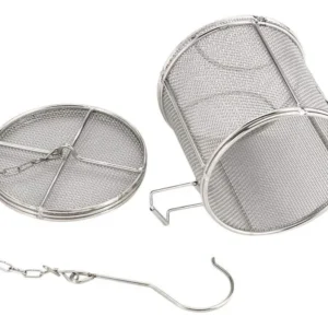 Colador de Especias Cuadrado 10x10cm Acero Inoxidable Premium - Marca Genérica - Filtro Fino para Infusiones Perfectas, Durabilidad y Fácil Limpieza