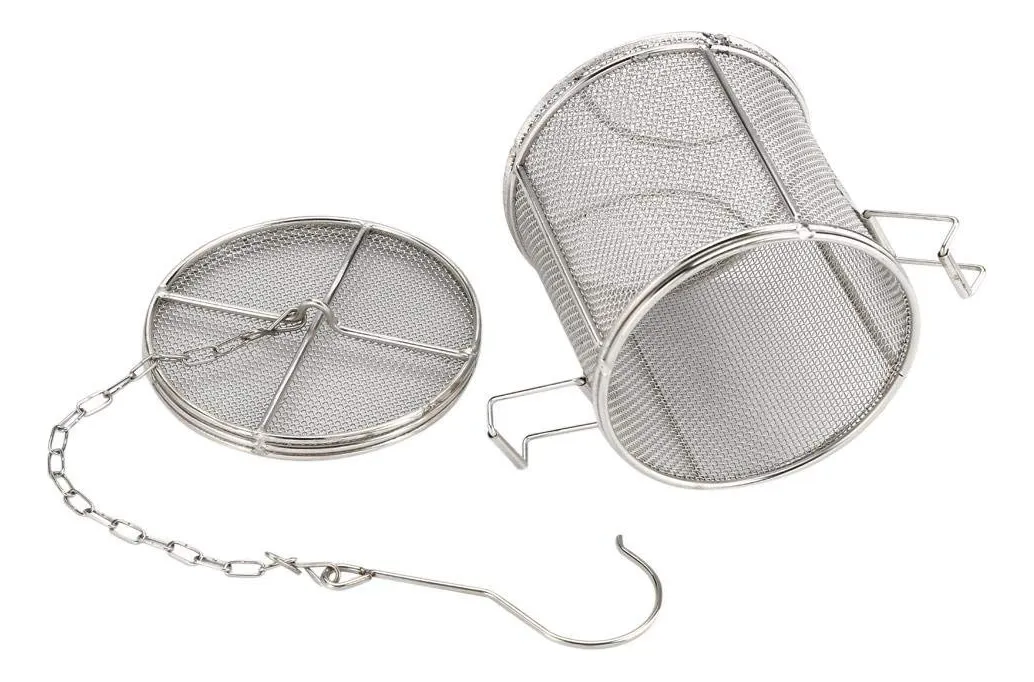 Colador de Especias Cuadrado 10x10cm Acero Inoxidable Premium - Marca Genérica - Filtro Fino para Infusiones Perfectas, Durabilidad y Fácil Limpieza