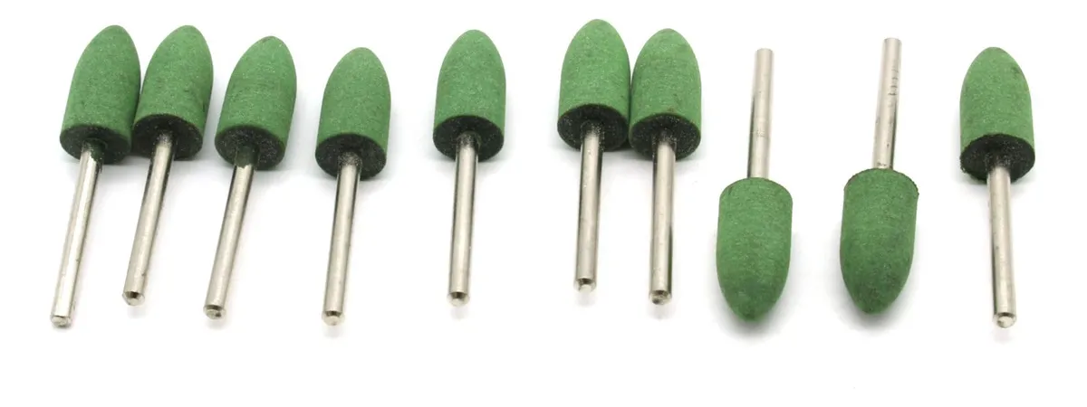 Fresas de Pulido para Herramientas Rotativas tipo B&D: Kit Completo de 20 Piezas, Goma Flexible para Acabados Perfectos, Compatibles con Multiherramie