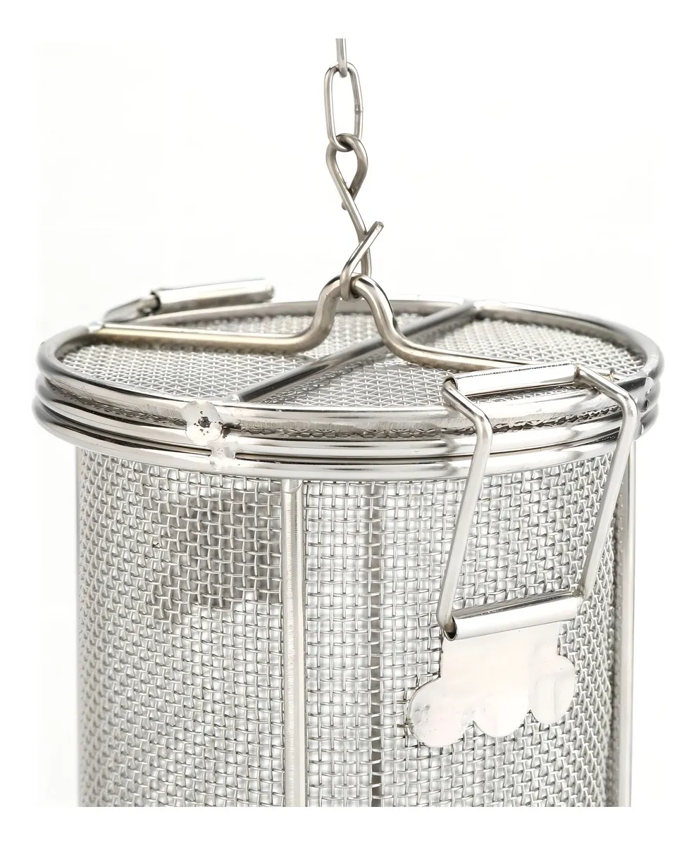 Colador de Especias Cuadrado 10x10cm Acero Inoxidable Premium - Marca Genérica - Filtro Fino para Infusiones Perfectas, Durabilidad y Fácil Limpieza