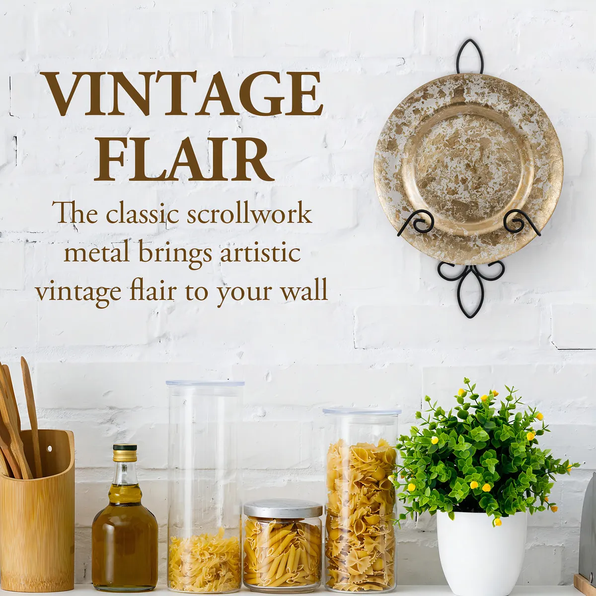 Perchero de Pared Metálico Negro 'Fijación Firme' - Marca 'Decorahogar': Elegancia Minimalista para Organización y Decoración. Soporte Robusto, Fácil