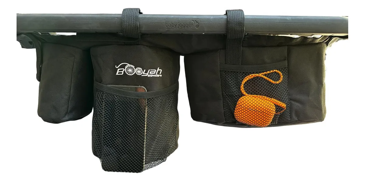 Organizador Premium Para Carriola Doble BOB Duallie y City Mini GT: Amplio, Duradero y con Múltiples Compartimentos - Mantén Todo a la Mano en tus Pas